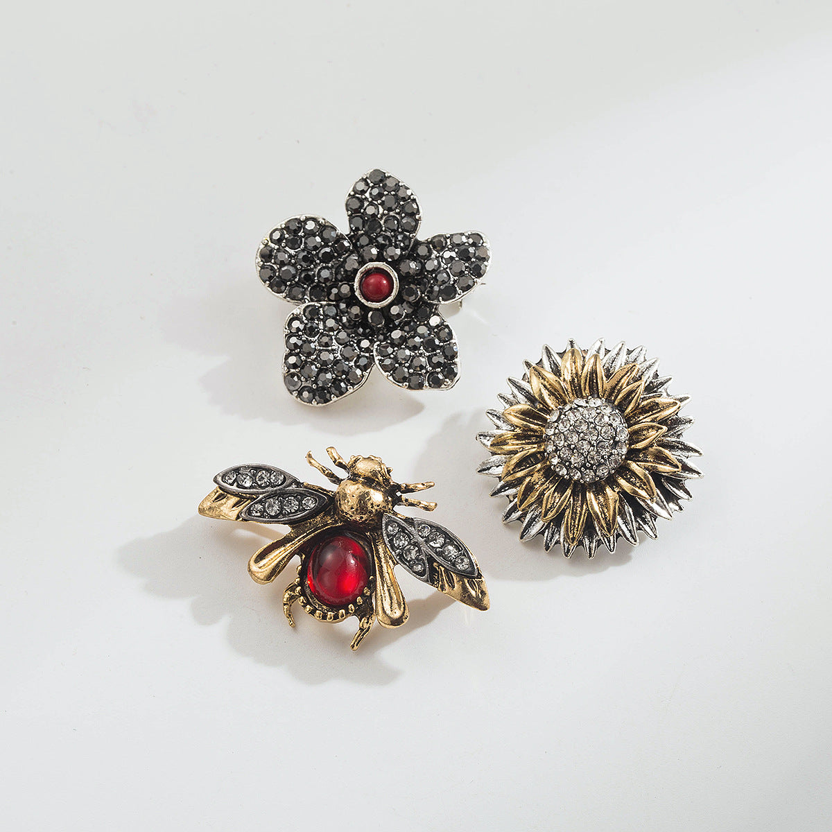 Bloom & Bee Brooch Set ( Set of 3 )