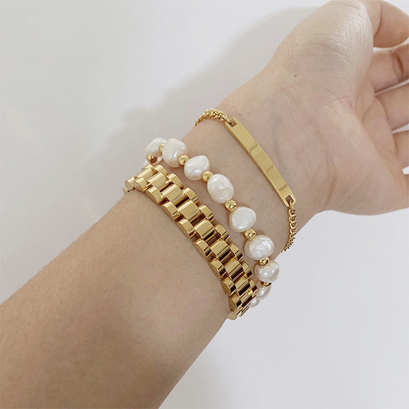 Statement Golden Chain Bracelet