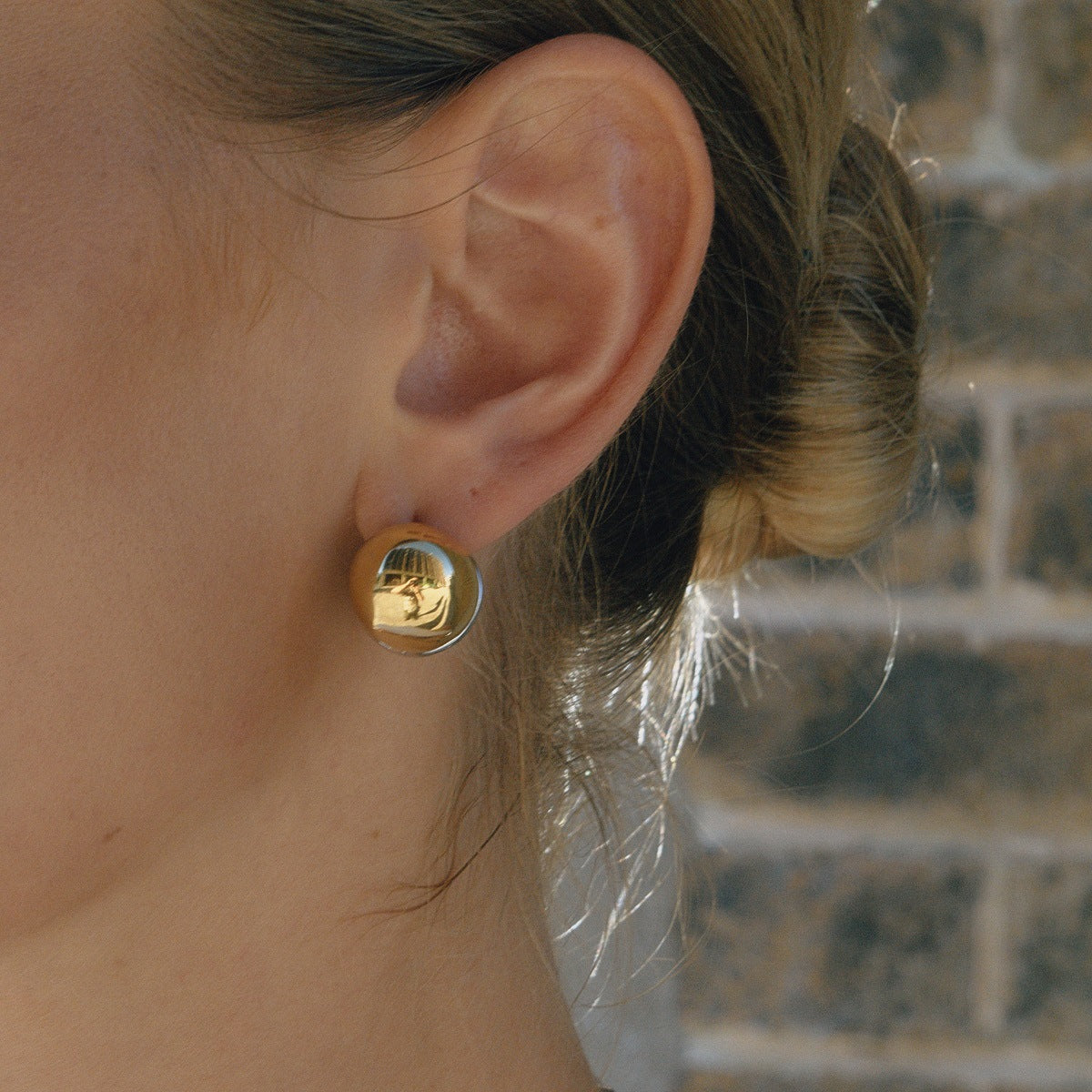 Dome Stud Earrings