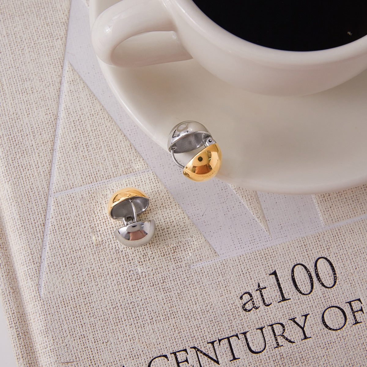 Dome Stud Earrings