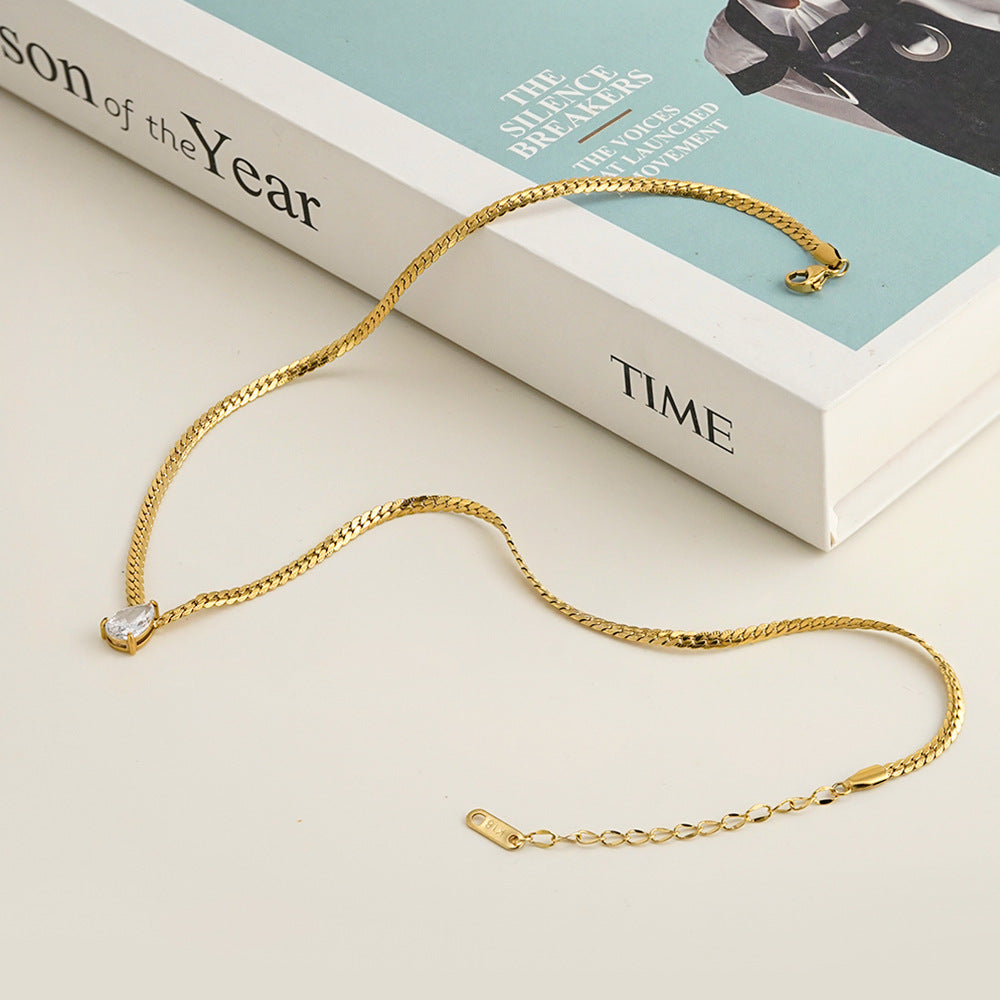 Aira Pear Drop Necklace