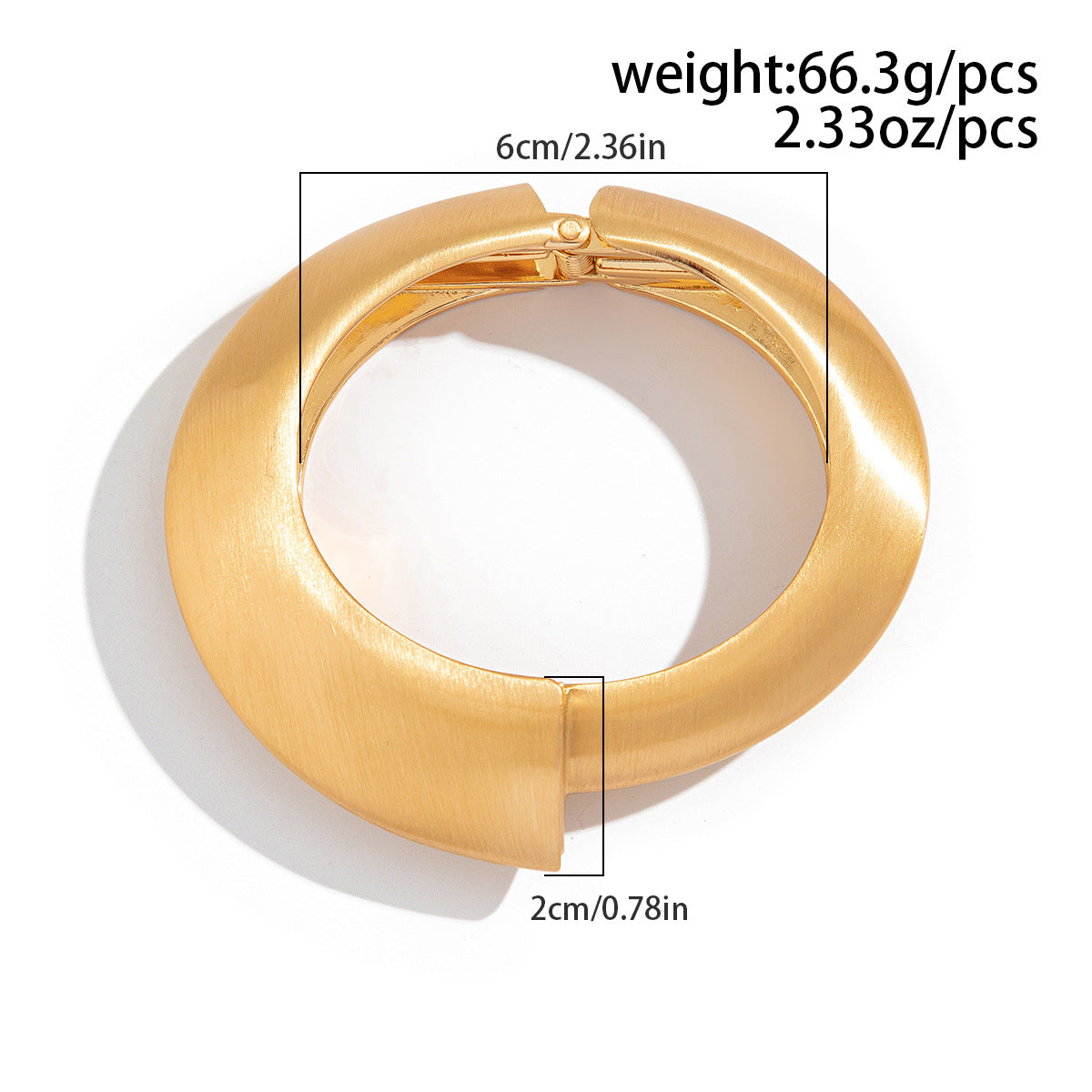 Matte Sculpt Bangle Stack (Set of 4)