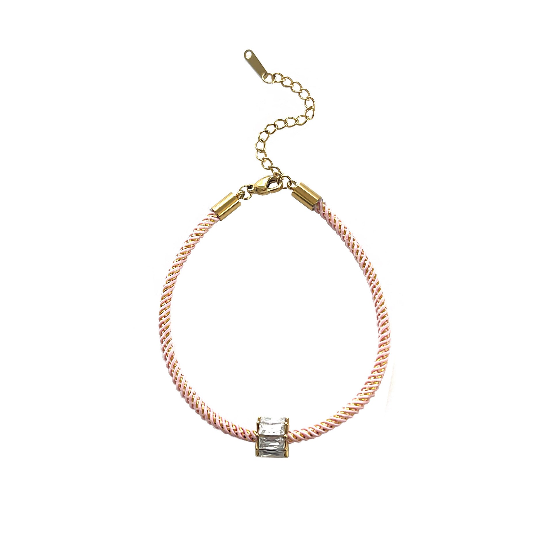 Pinkstone Arc Bracelet Set (Set of 3)