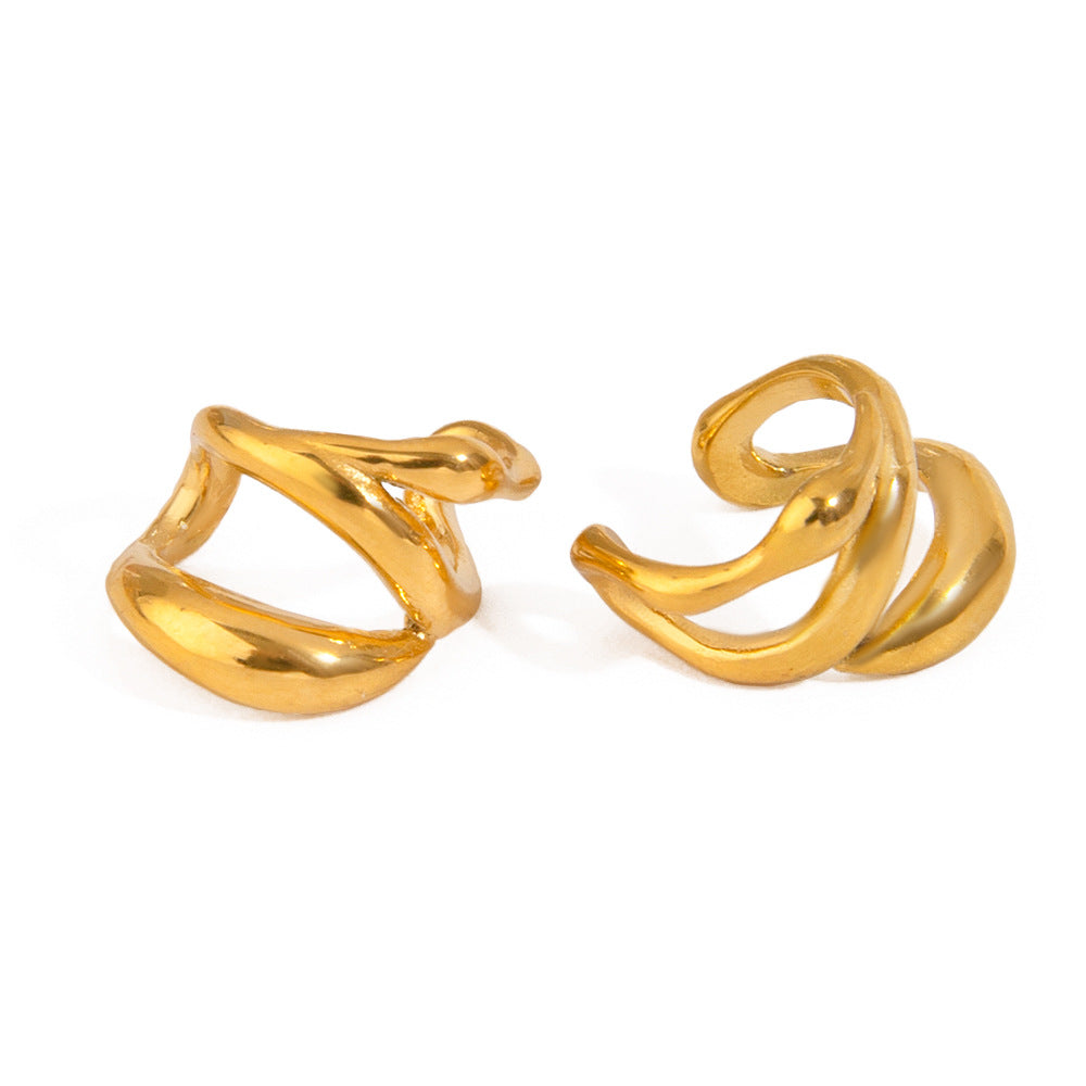 Golden Glow Ear Cuff