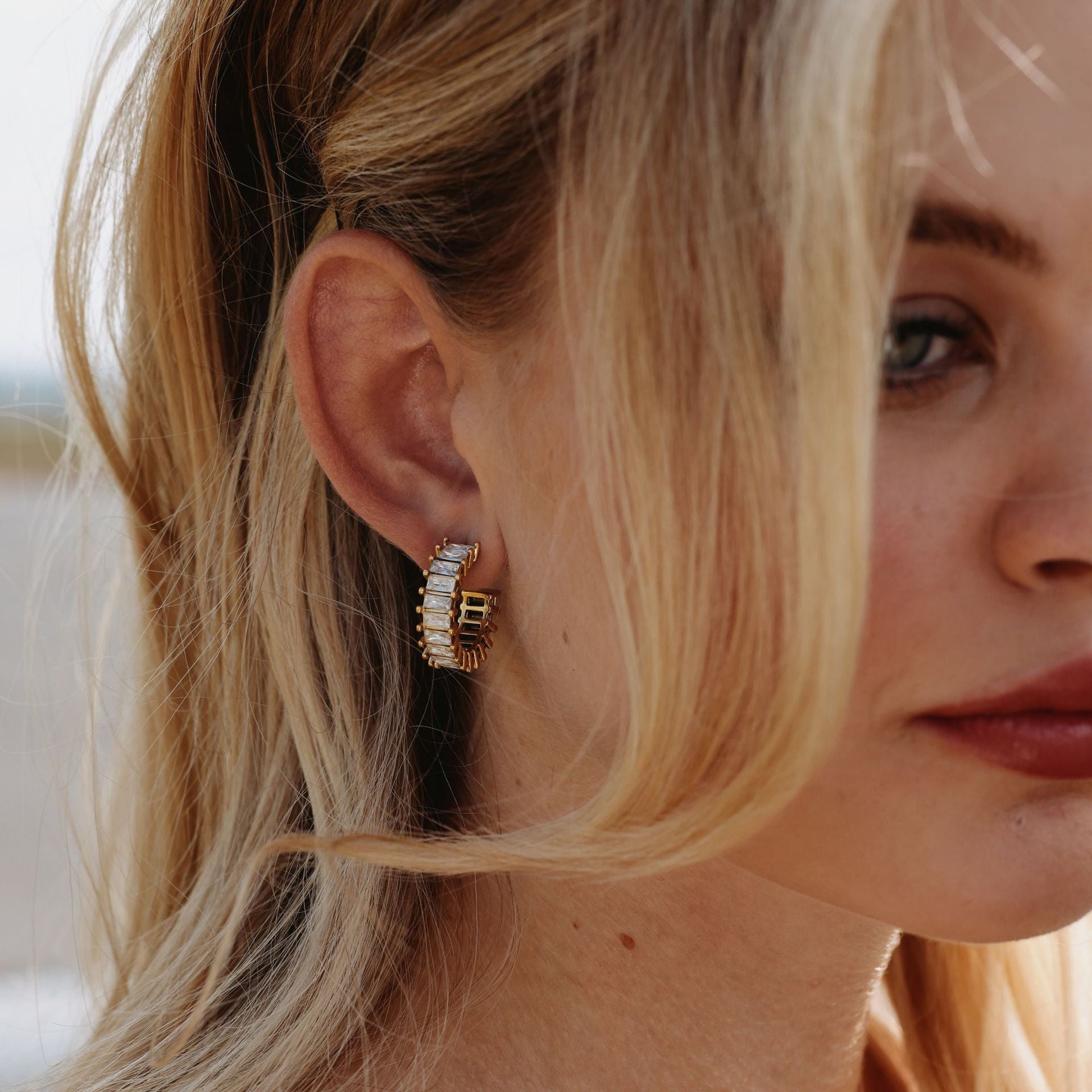 Zoe Hoop Earrings