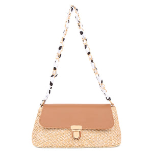 Jute Spring Baguette Bag