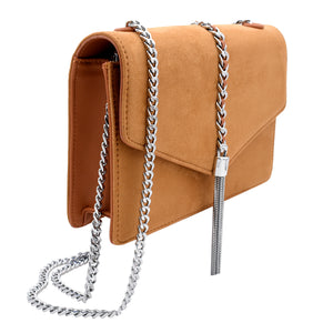 Sassy Suede Sling ( Tan Brown )