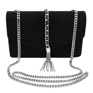 Sassy Suede Sling ( Black )