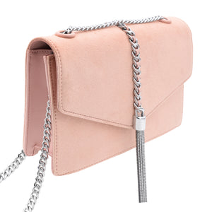 Sassy Suede Sling ( Nude Pink )