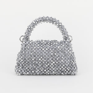 Dazzle | Silver crystal handbag / sling