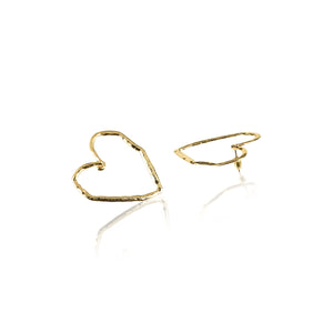 Heart out earrings
