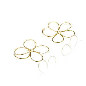 Bloom, flower earrings