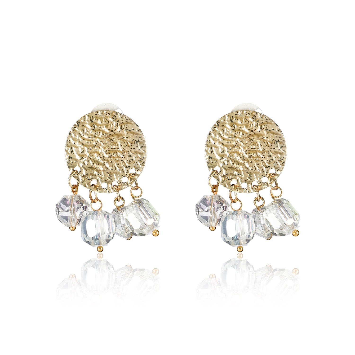 Samantha crystal golden eardrop