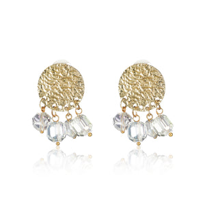 Samantha crystal golden eardrop
