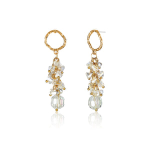 Aisha golden crystal eardrop