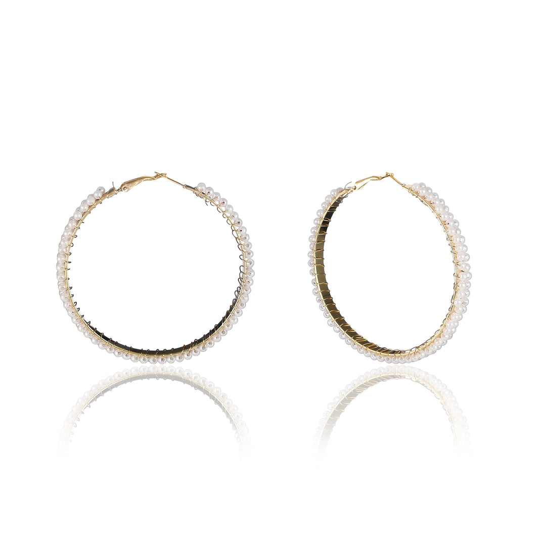 Saz Pearl hoops