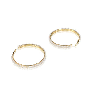 Saz Pearl hoops