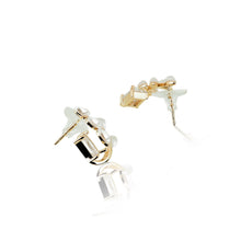 Load image into Gallery viewer, Charlotte studs (pearl &amp; crystal)
