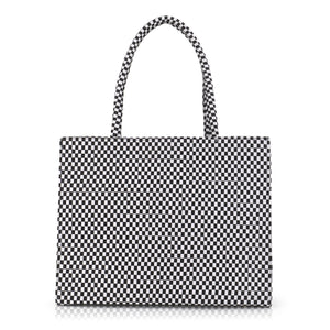 Checker Tote bag ( Jacquard )