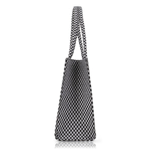 Checker Tote bag ( Jacquard )