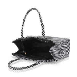 Checker Tote bag ( Jacquard )