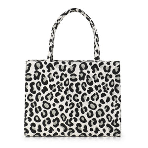 Leo print Tote bag ( Jacquard )