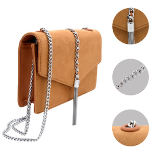 Sassy Suede Sling ( Tan Brown )