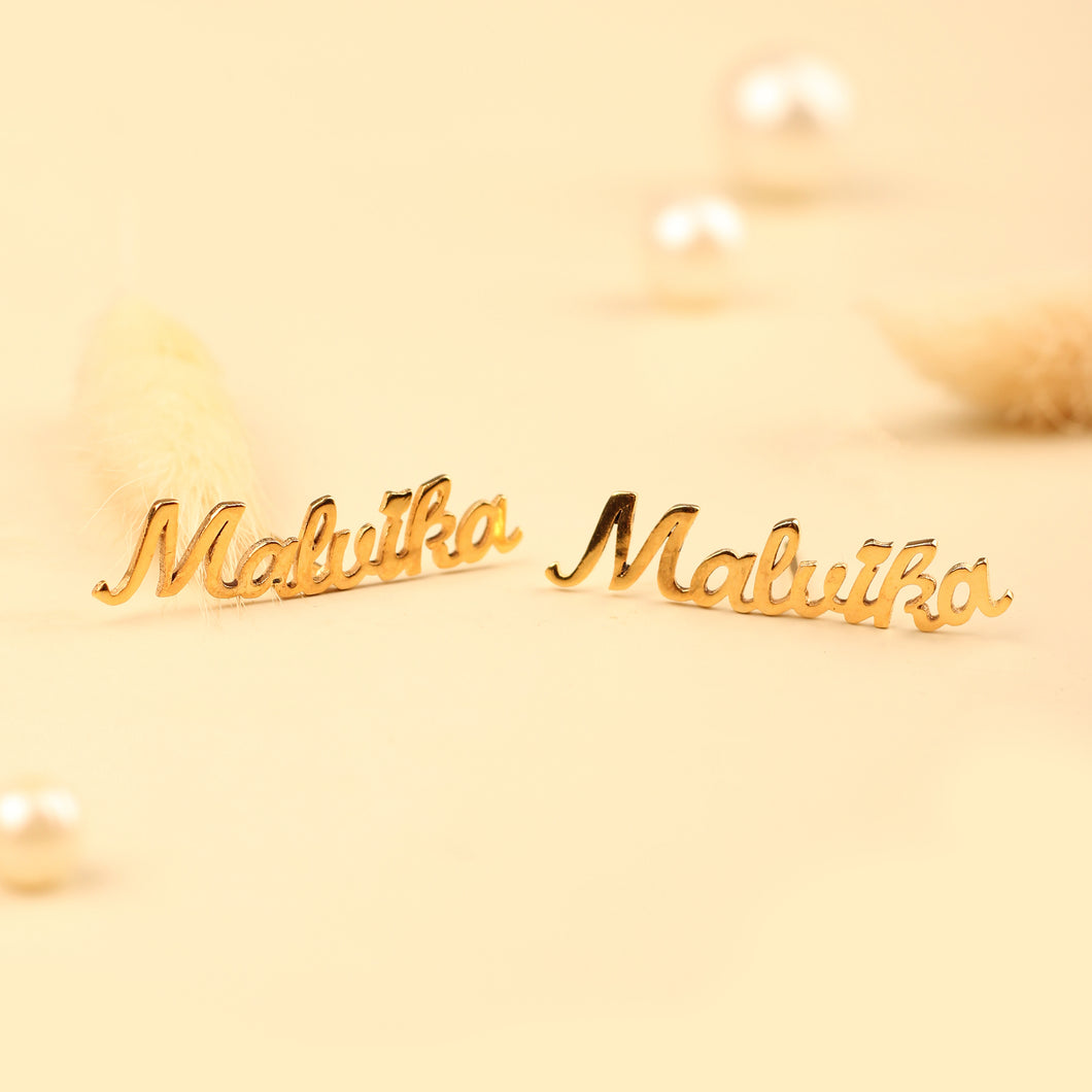 Personalised Name earrings