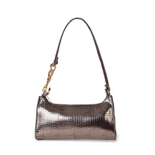 Load image into Gallery viewer, Glitz Baguette shoulder bag ( Half chained )
