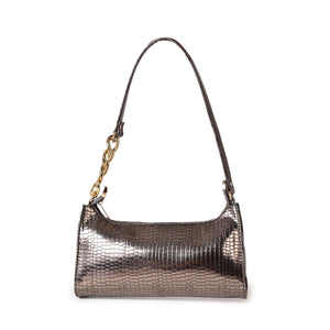 Glitz Baguette shoulder bag ( Half chained )