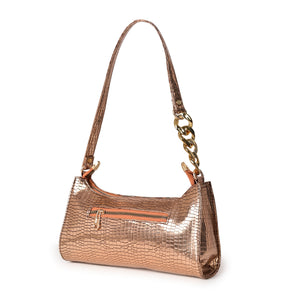 Glitz Baguette shoulder bag ( Half chained )