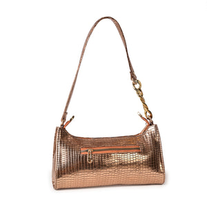 Glitz Baguette shoulder bag ( Half chained )