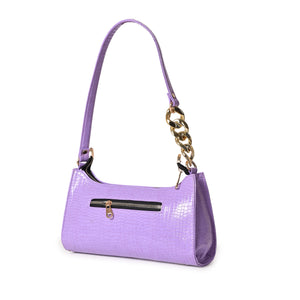 Glitz Baguette shoulder bag ( Half chained )