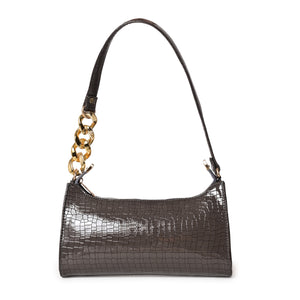 Glitz Baguette shoulder bag ( Half chained )