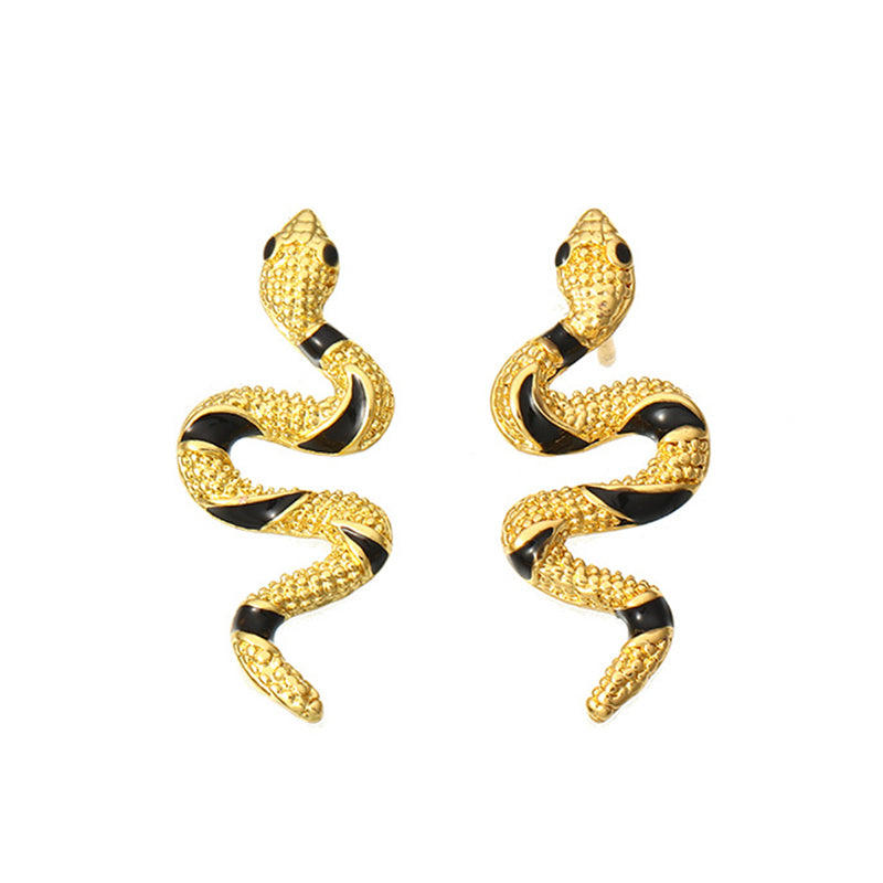 Snake studs (earrings)