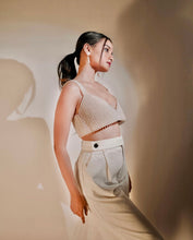 Load image into Gallery viewer, Elsa gold and crystal earrings
