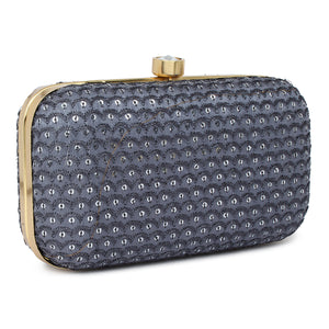 Indiana Clutch in Grey.