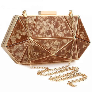 Gaze Marble Clutch