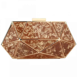 Gaze Marble Clutch