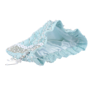Elia Blue Pearl Potli Bag