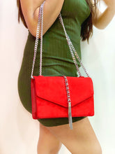 Load image into Gallery viewer, Sassy Suede Sling  ( Red )
