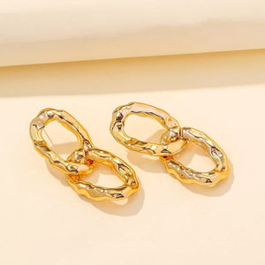 Fearless Golden Drop Earrings