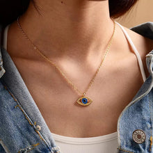 Load image into Gallery viewer, Evil Eye Necklace ( Blue )
