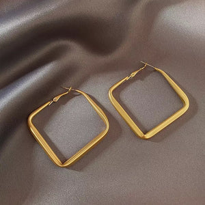 Coloured Square Hoops