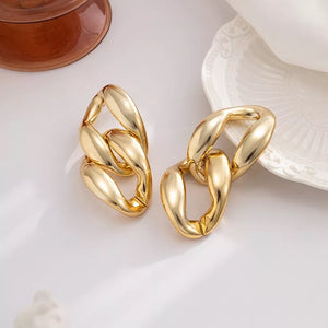 Anna Drop Earrings (Golden)