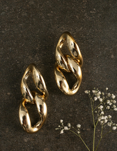 Anna Drop Earrings (Golden)