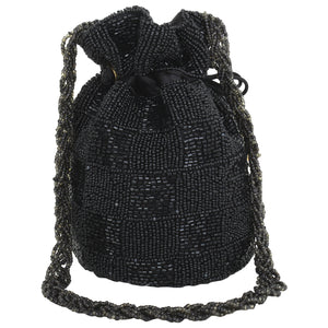 Beaded Potli (Black)