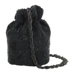 Beaded Potli (Black)