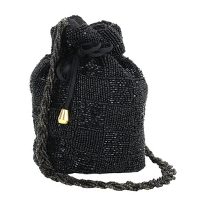 Beaded Potli (Black)