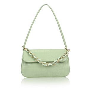 Emma Baguette (Lilac, Lime Green, Black and Off white )